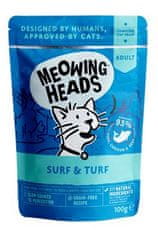 Meowing Heads Surf & Turf kapsička 100g