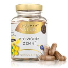 Golden Nature GN Exclusive Kotvičník zemní 90%+Zinek+Selen 100 cps.