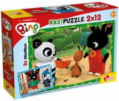 MPK TOYS BING a jeho přátelé - maxi puzzle 2x12