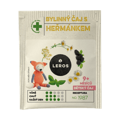 LEROS Leros Dětský bylinný čaj s heřmánkem nálevové sáčky 20x1,5g