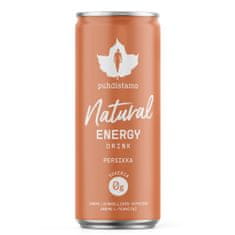 Puhdistamo Natural Energy Drink 330 ml - peach 