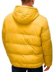Deoti Pánská zimní prošívaná bunda Keberia žlutá L