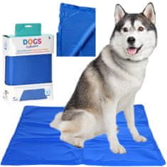 Chladící Podložka Pro Psy Zvířata 60x80 cm Modrá