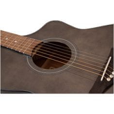 Dimavery STW-50, elektroakustická kytara typu Mini Jumbo, hnědá
