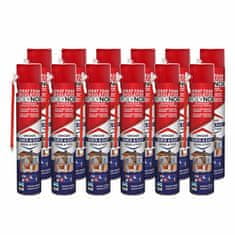 Stříkaná pěnová izolace HOME 12x750ml PUR izolace ve spreji (tuba) 12 ks půda, stěna, sklep