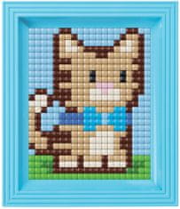 Pixelhobby Diamantové malování s rámečkem - Kitten (modrá)