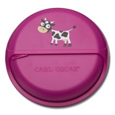 Carl Oscar Svačinový box pro děti BentoDISC - fialová