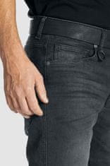 PANDO MOTO kalhoty jeans ROBBY COR 01 washed černé 31