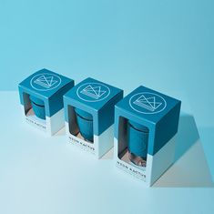 Neon Kactus , Skleněný hrnek na kávu, L, 450 ml | modrý