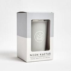 Neon Kactus , Designový termohrnek, 380 ml | šedý