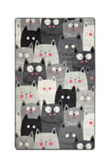 Conceptum Hypnose Dětský koberec Cats 140x190 cm šedý
