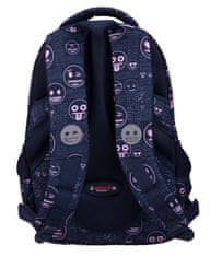 ST.RIGHT Školní batoh tříkomorový Emoji