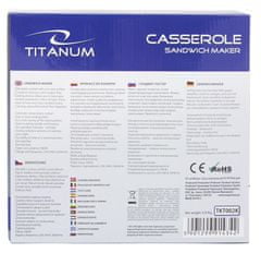 Titanum Sendvičovač Casserole TKT002K 700W černý