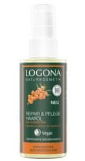 LOGONA Logona, Repair & Care, Olej na vlasy s organickým rakytníkem, 75ml