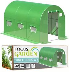 Focus Garden FÓLIOVÝ TUNEL 2X4X2 - 8M2 ZELENÝ FOCUS GARDEN