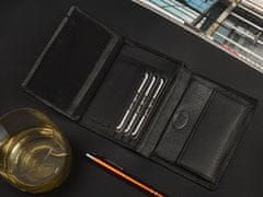 Pierre Andreus W66 Pánská kožená peněženka RFiD černá