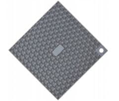 EliteHoff E-6149 Silikonová podložka pod hrnec 14,5 x 14,5 cm šedá