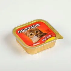 MOUSTACHE Cat Paté hovězí 100g pro dospělé kočky