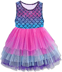 Dívčí šaty Jane barevné 8