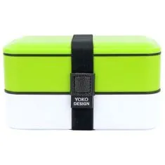 Yoko Design box na jídlo dvoupatrový, zelený