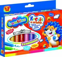 BAMBINO Stick Crayons 12 barev