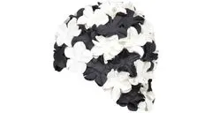 Aquaspeed Bloom koupací čepice černá-bílá
