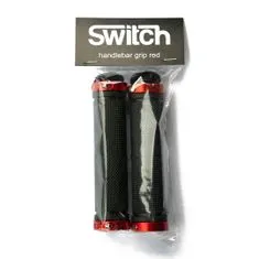 Switch Boards  Červené rukojeti gripy na kola a koloběžky - lehký, měkký a velmi odolný