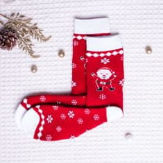 Star Socks Vánoční ponožky Santa červená vel. 35-38