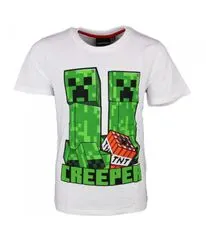 Mojang Studios Dětské bavlněné triko Minecraft Greencreeper 116-152 cm