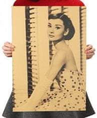 Tie Ler  Plakát Audrey Hepburn 51,5x36cm Vintage č.3 