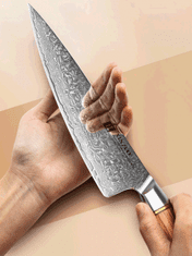 Xinzuo  Nůž šéfuchaře 8.5" XINZUO LAN 73 vrstev damaškové oceli 
