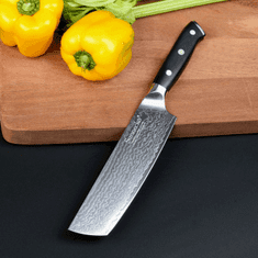 Sunnecko  Kuchyňský nůž 7" Sunnecko IŠAKAWA 73 vrstev damaškové oceli 