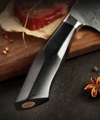Xinzuo  Santoku nůž 7.3" XINZUO ŠIGA 67 vrstev damaškové oceli 
