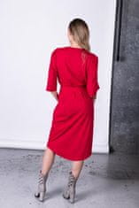 nanoSPACE Červené minimalistické šaty TUNIQ – nanoSPACE by LADA Velikost: L