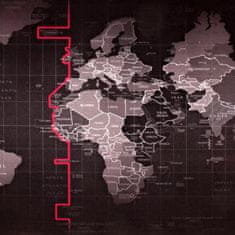 AUR Podložka na stůl – mapa světa