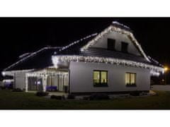 AUR Venkovní LED vánoční závěs - teplá bílá, počet LED: 20m+5m, 1000 LED, 8 programů, s dálkovým ovládačem, s časovačem a funkcí paměti
