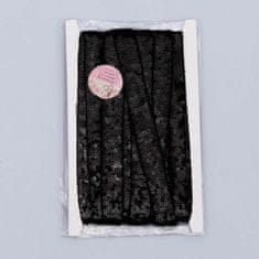 Kraftika Dekorativní páska s flitry, 2 cm, 10 1 m, černá barva