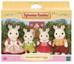 Sylvanian Families Rodina "chocolate" králíků nová