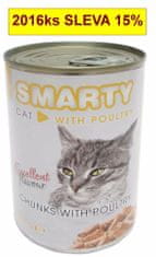 Smarty Cat Drůbeží chunks, konzerva 410 g
