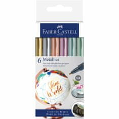 Faber-Castell Metalické popisovače set 6 barevné