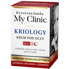 JANDA My Clinic Cryology 50+ oční krém proti vráskám a stínům - japonská orchidej a ceramidy 15 ml