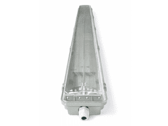 KOLORENO stropní osvětlení prachotěsné, G13, pro 2x 120cm T8 LED trubice, IP65, 127cm