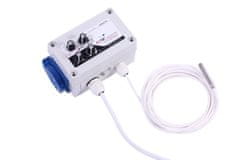 GSE GSE Digitalní regulátor teploty, min&max rychlosti ventilatoru a hystereze 10A