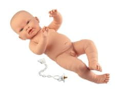 Llorens New born chlapeček - realistická panenka miminko bílé rasy s celovinylovým tělem - 45 cm