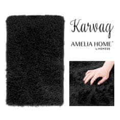 FLHF Karvag černý moderní koberec 200x280 AmeliaHome