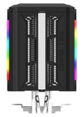 Zalman chladič CPU CNPS16X Black / 120 mm ventilátor / 4 heatpipe / RGB / PWM / 165 mm výška / černý