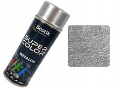 Bostik Super Color univerzální lak ve spreji 400 ml stříbrný
