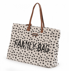 Childhome Cestovní taška Family Bag Canvas Leopard