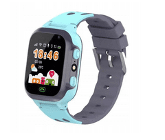 Sobex Dětské chytré hodinky s GPS lokátorem a fotoaparátem Q16 - modré