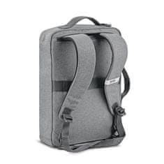 Diskus SOLO NEW YORK Re:utilize Hybrid Backpack, brašna/batoh pro NB, šedá